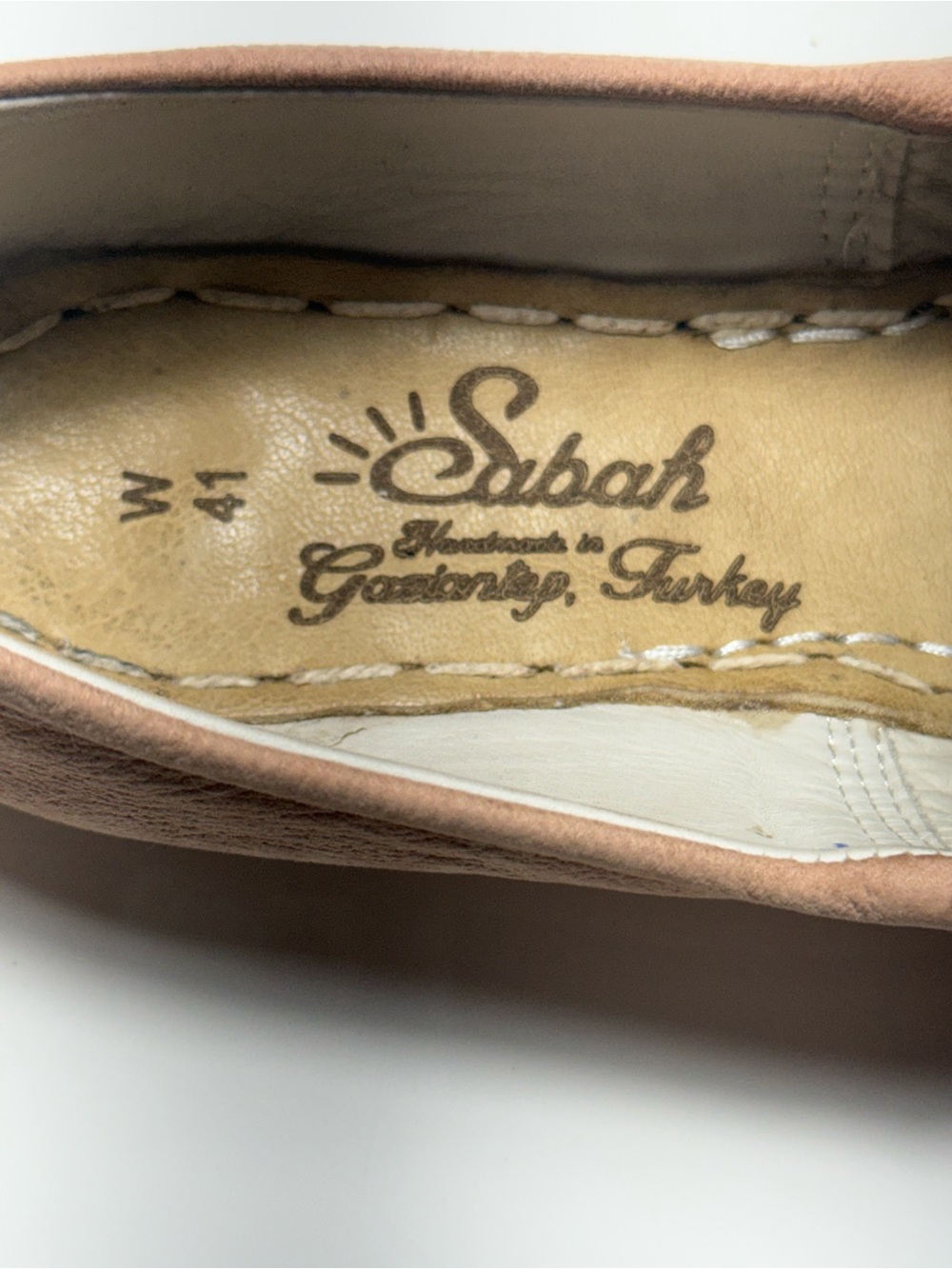 Women’s Sabah Slip ons - pale pink size 41 (9) - Picture 2 of 8